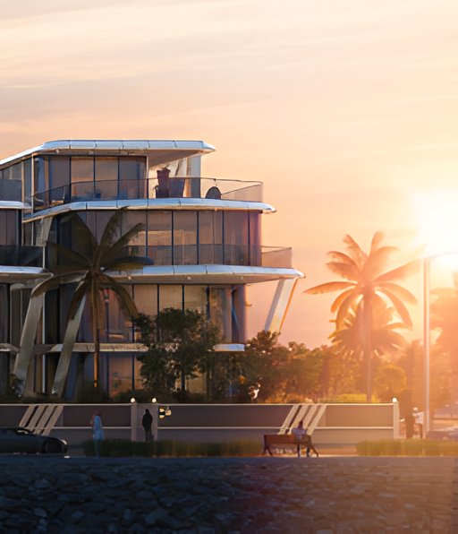 Luxury Waterfront Residence Exterior at Tonino Lamborghini Residences